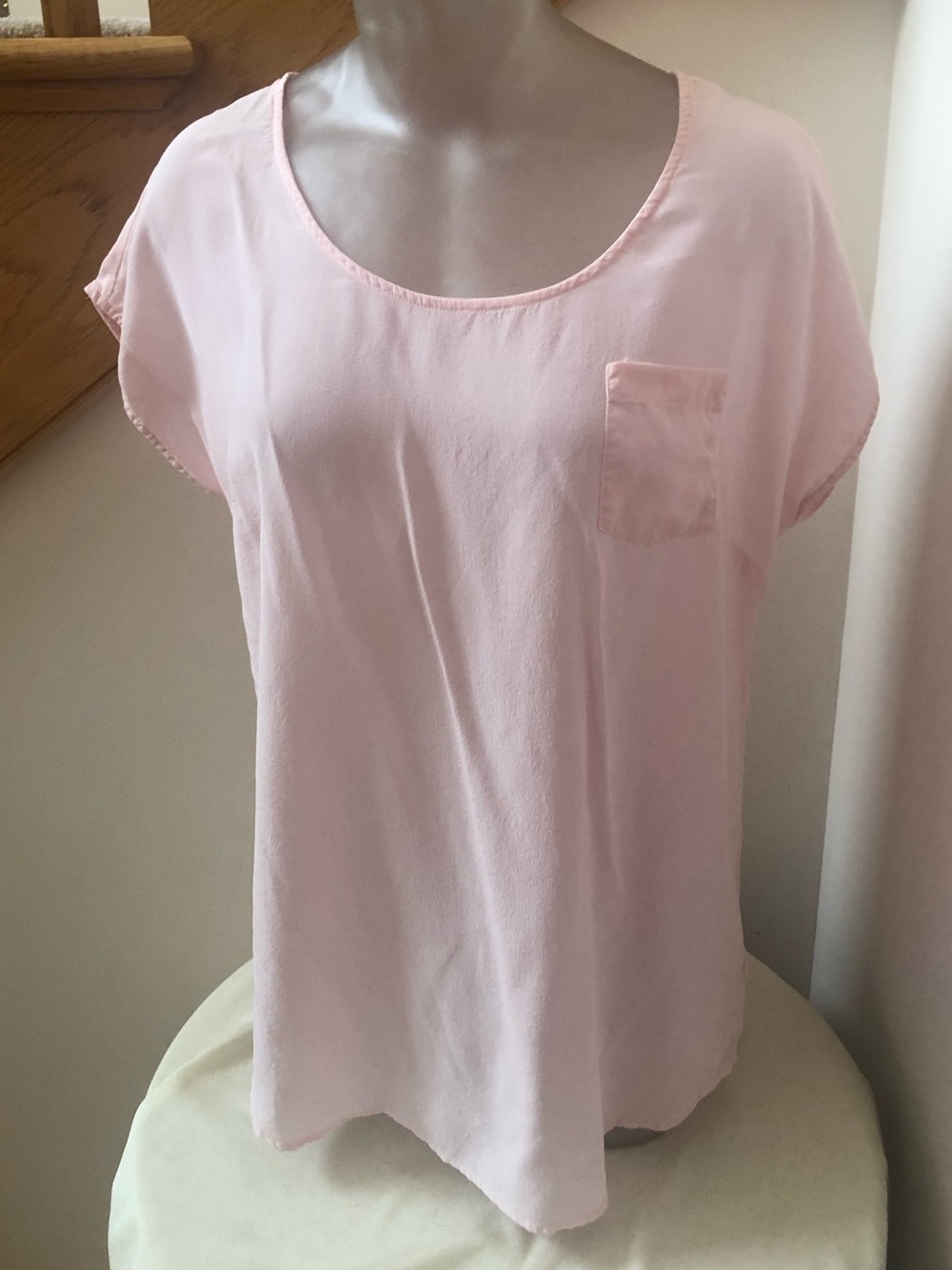 Soft Silk Coldwater Creek Pink Shell Top in size small 6-8